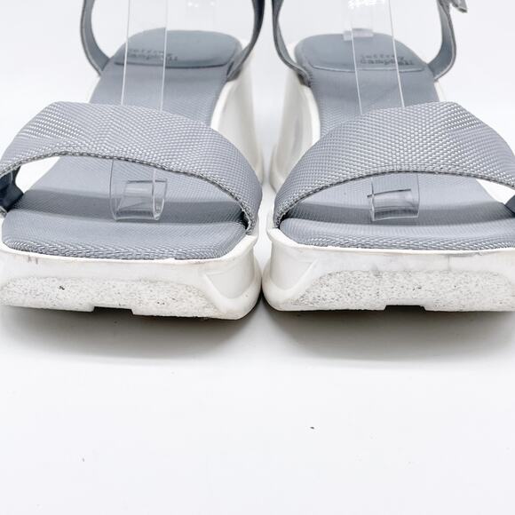 Jeffrey Campbell Women's Focused Gray Ankle Strap Platform Sandals Size 11 - Picture 10 of 14